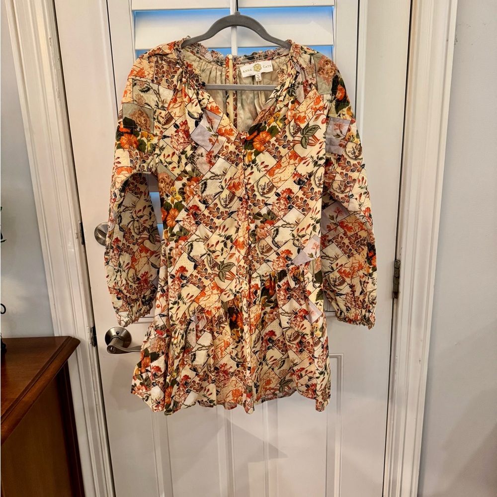 Anna Cate Peyton Dress Abstract Garden